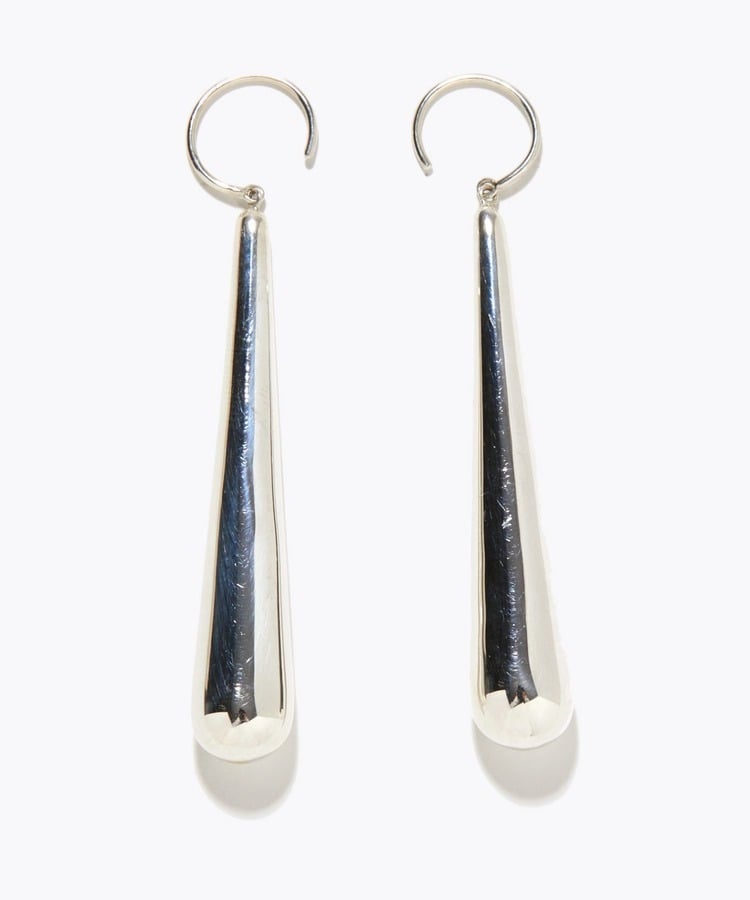 [bone] corn silver pierced earring