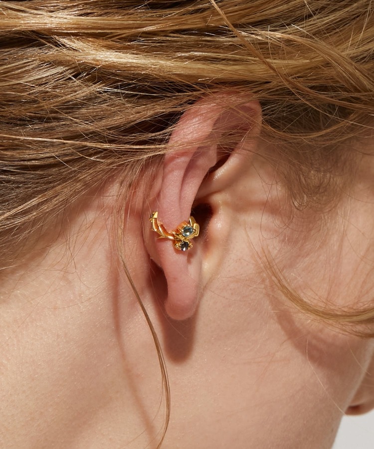 [elafonisi] 【7th Anniversary Limited】blueMIX thalassa ear cuff