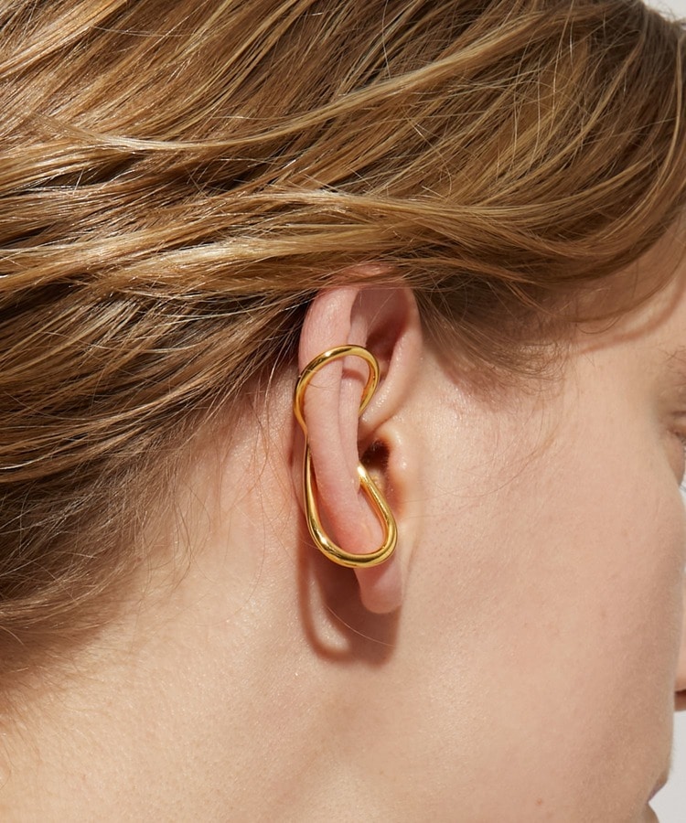 [bone] organic line ear cuff