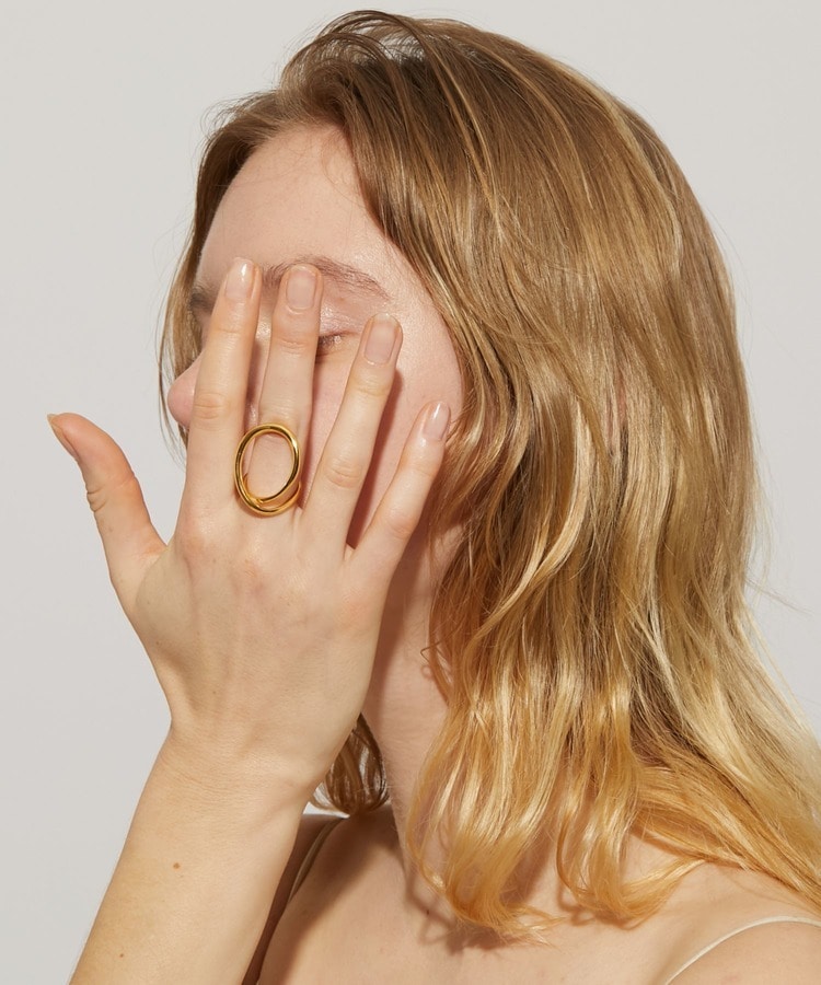 [bone] organic double face ring
