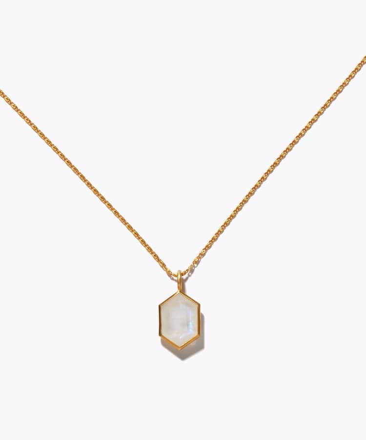 [eden] rainbow moonstone long necklace＆choker