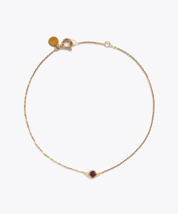 [constellation] K10 ARIES rhodolite garnet bracelet