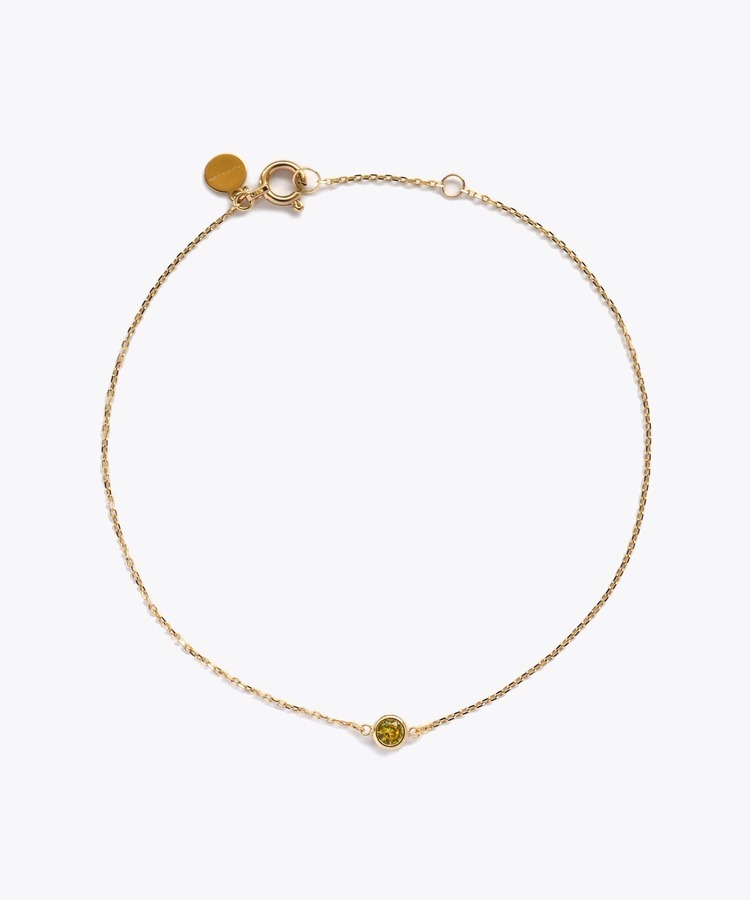 [constellation] K10 TAURUS yellow sapphire bracelet