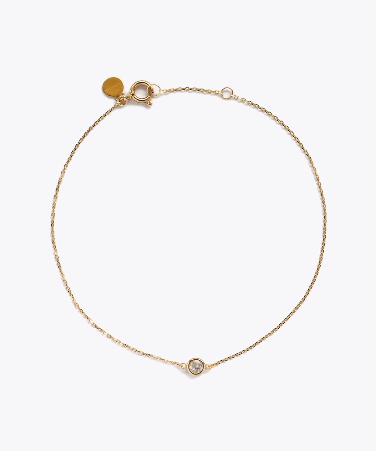 [constellation] K10 CANCER rainbow moon stone bracelet