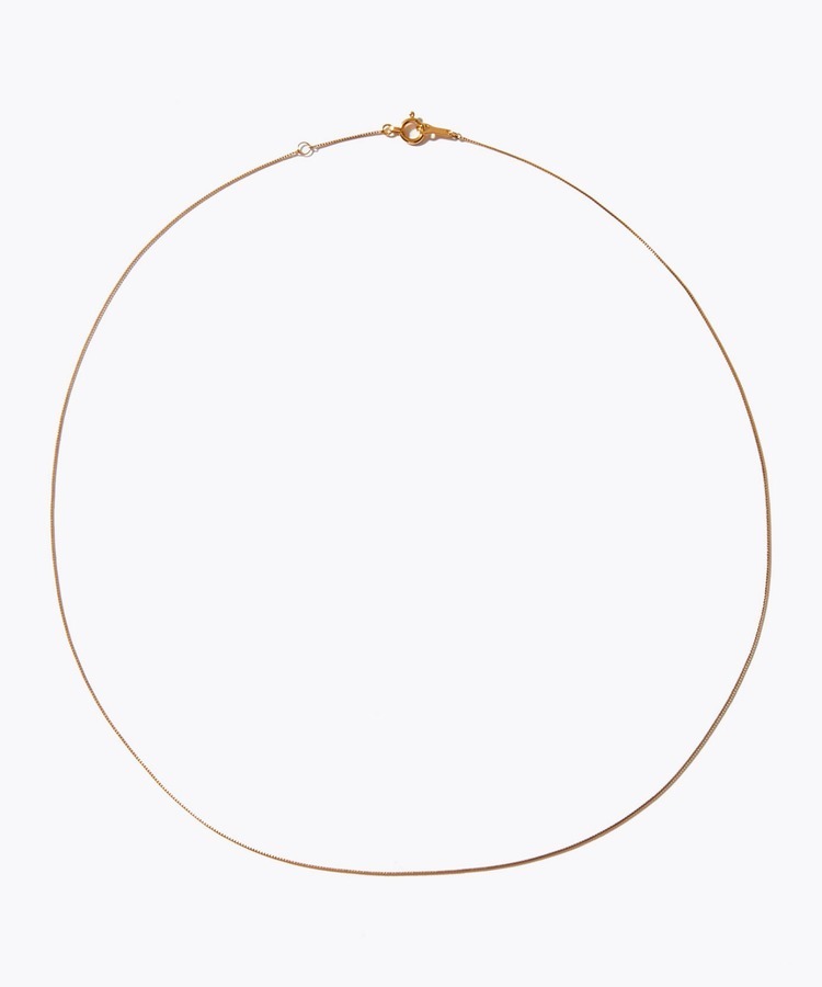 [basic] K10 venetian 42 chain necklace