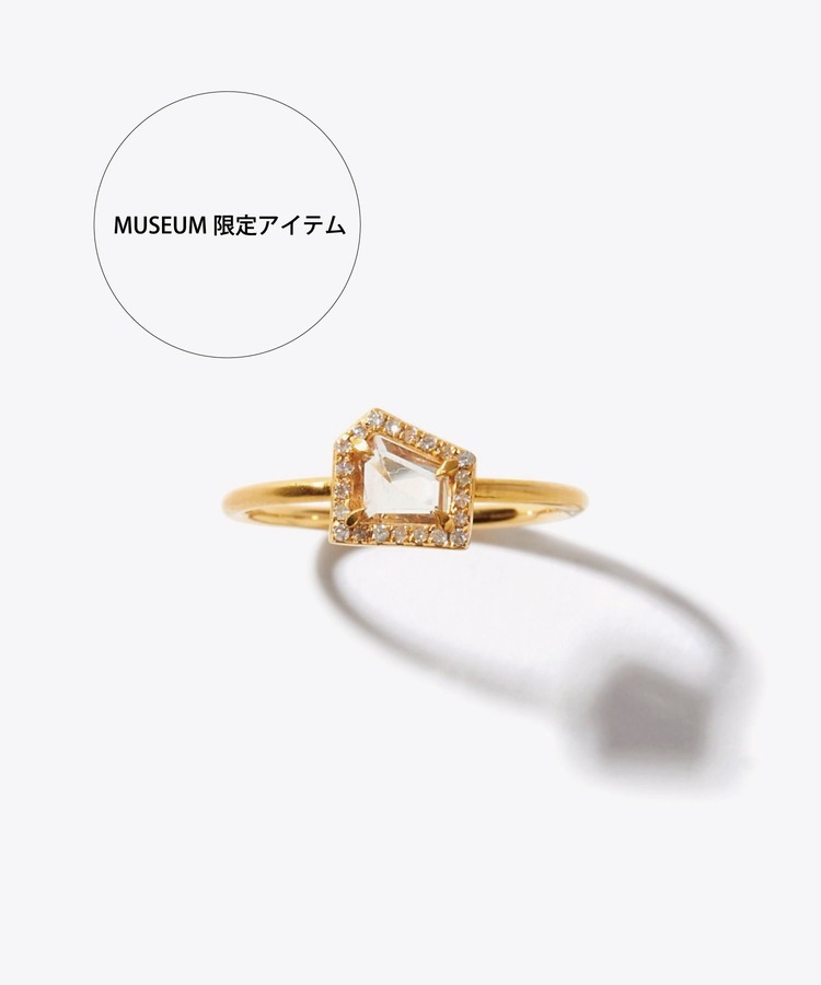 [elafonisi] K10 multi sapphire pave diamond ring