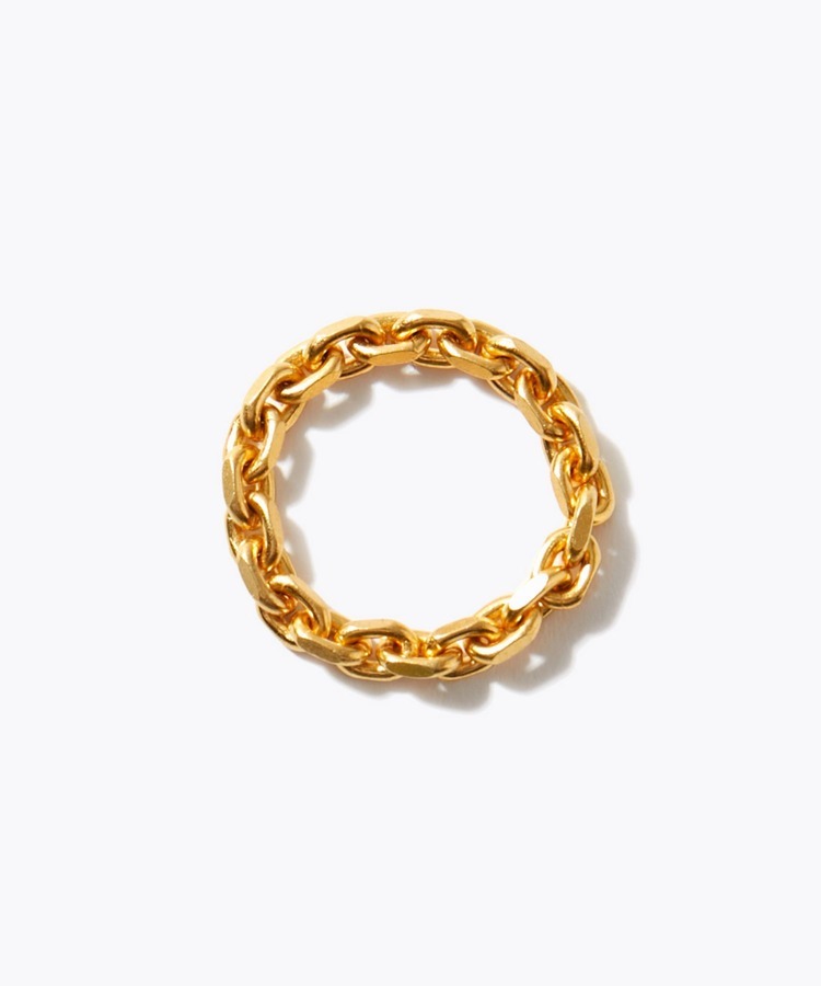 [ancient] matte cable chain ring