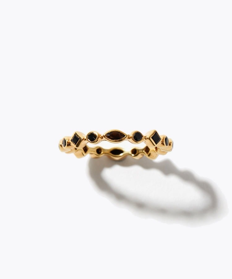 [eden] onyx multi eternity ring
