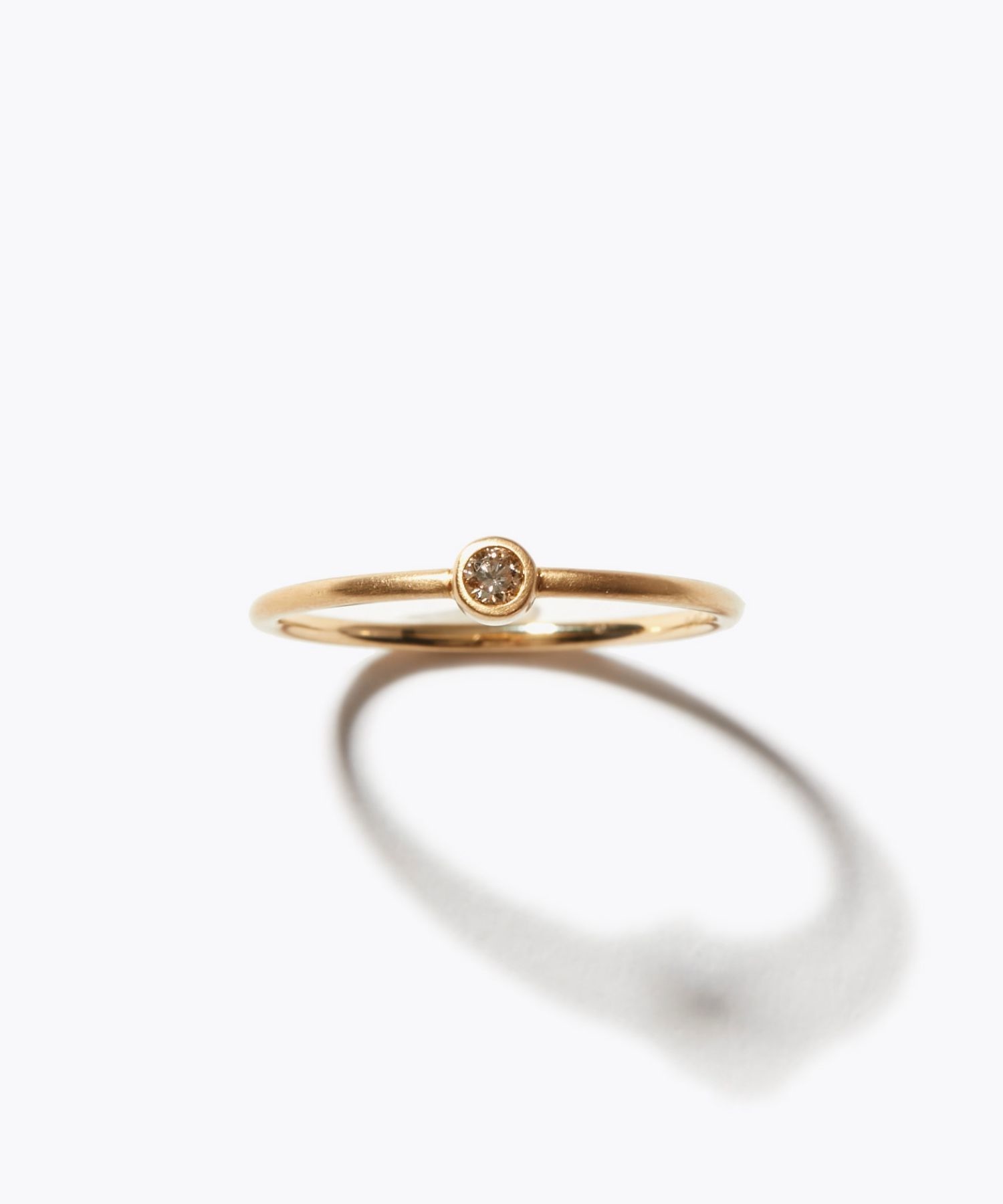 [collaboration] DODO CHIHARU × ARTIDA OUD K18 diamond skiny ring