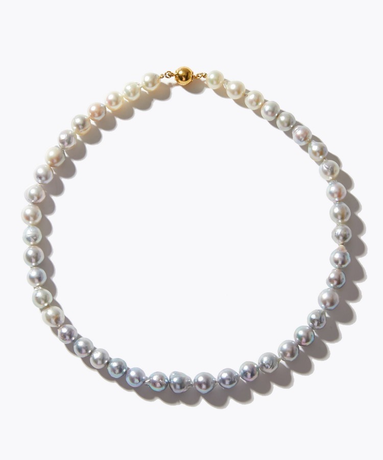 [philia] akoya pearl baroque necklace