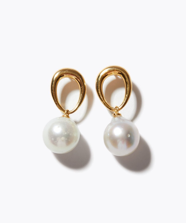 [philia] akoya pearl swing pierced earring