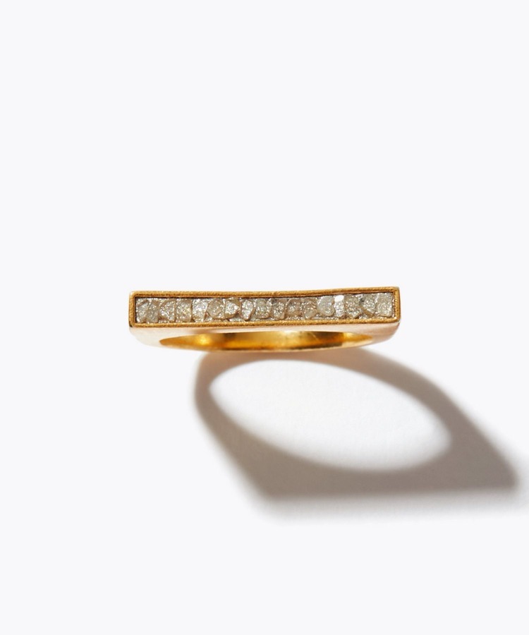 [collaboration] Shana for ARTIDA OUD diamond rectangle Michelle ring