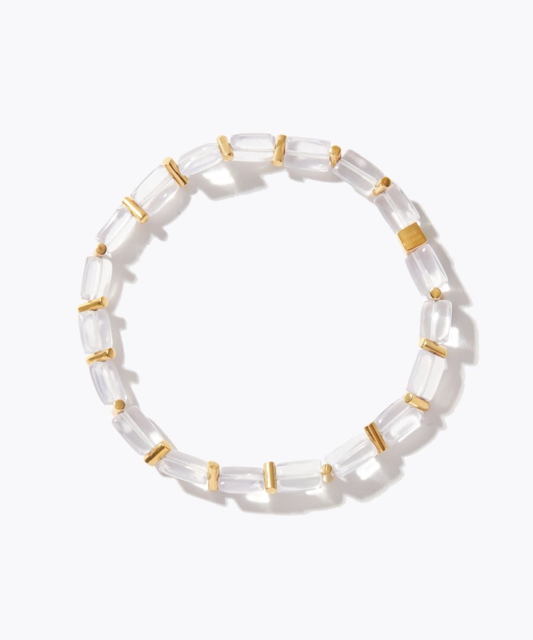 [amulette] 「Protect your true love」 lavender amethyst gum shape bracelet