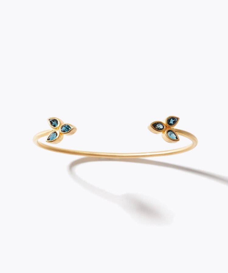 [eden] london blue topaz daisy bangle