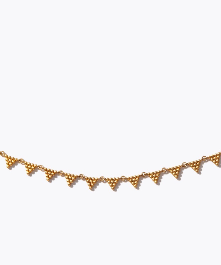 [ancient] triangle grain necklace