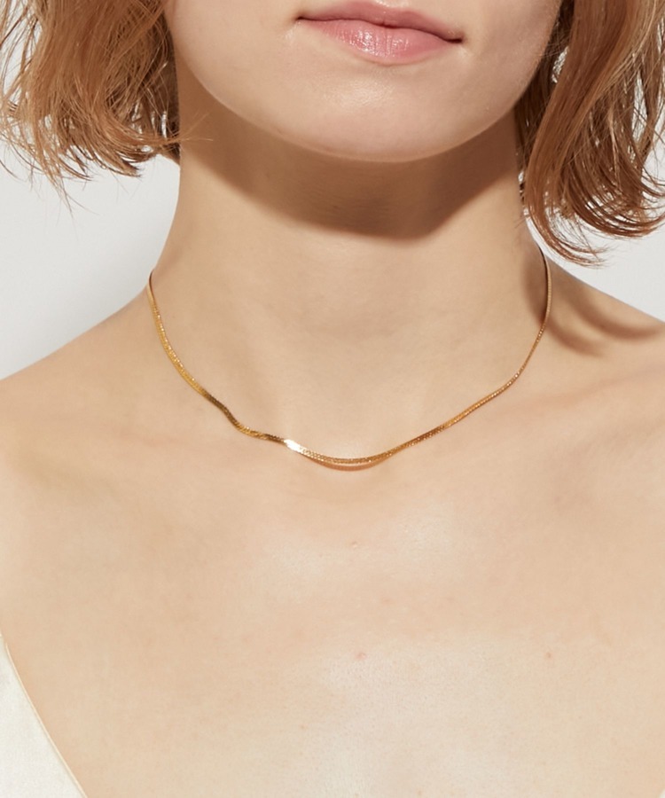 [ancient] flat snake choker