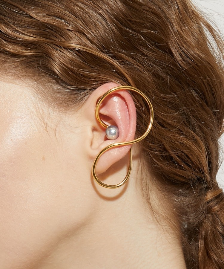 [philia] akoya pearl hook ear cuff
