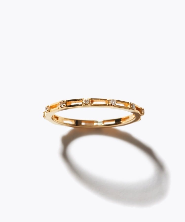 [glimmer] diamonds station open ring