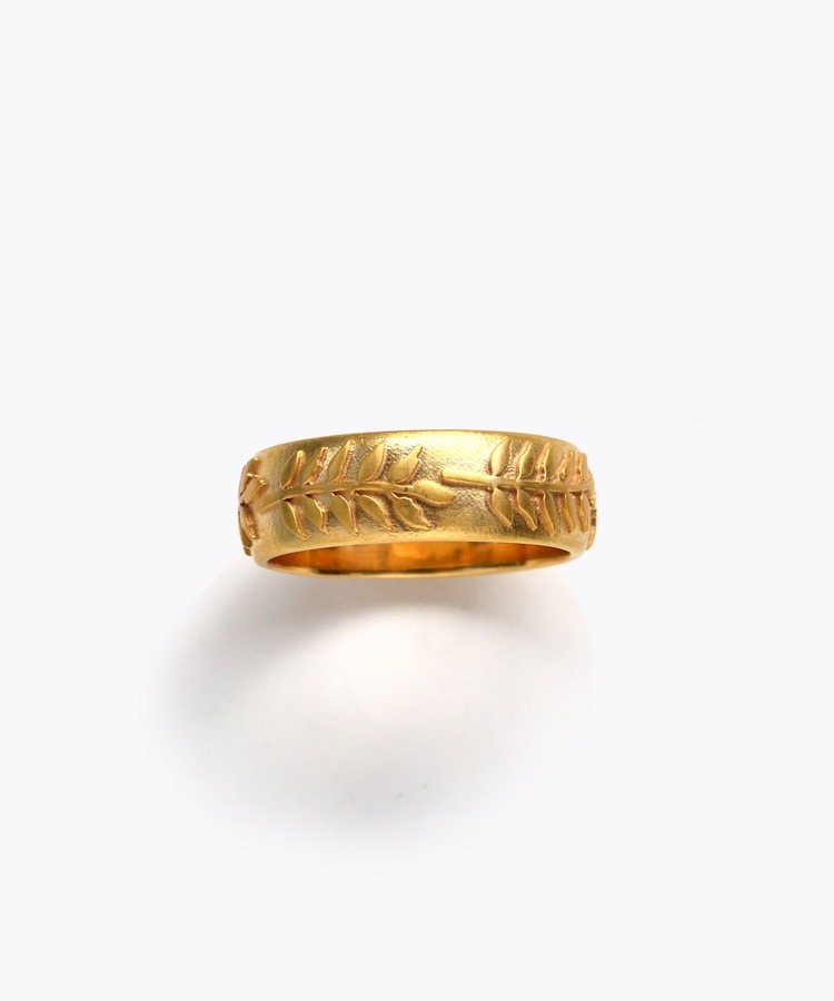 [ancient] Indian curry leaves ring