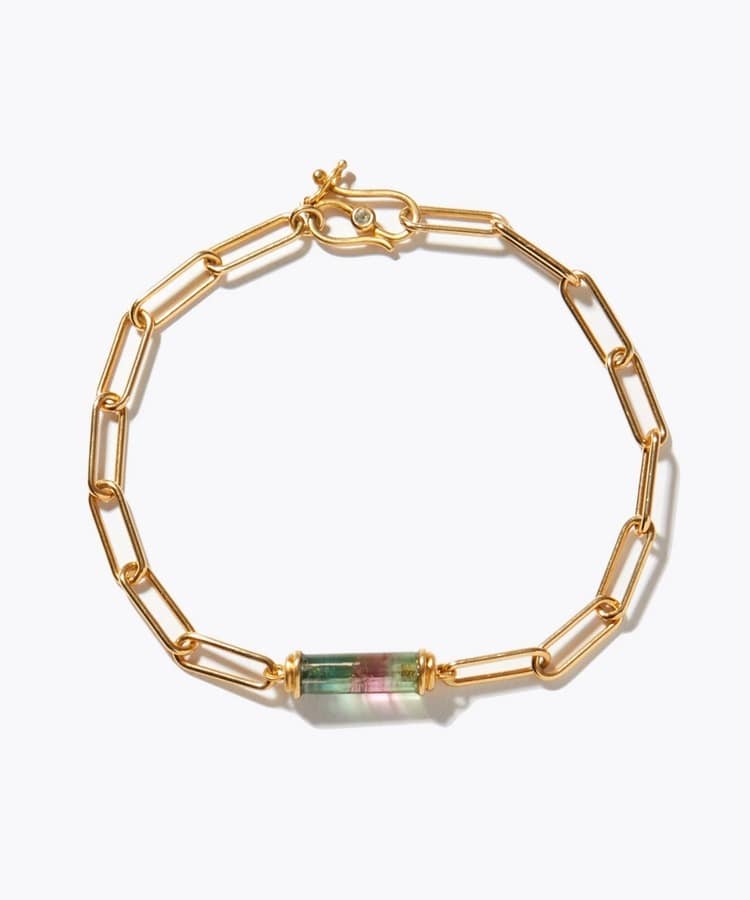 [ancient] One of a kind tourmaline bracelet
