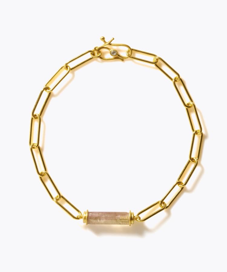 [ancient] One of a kind tourmaline bracelet