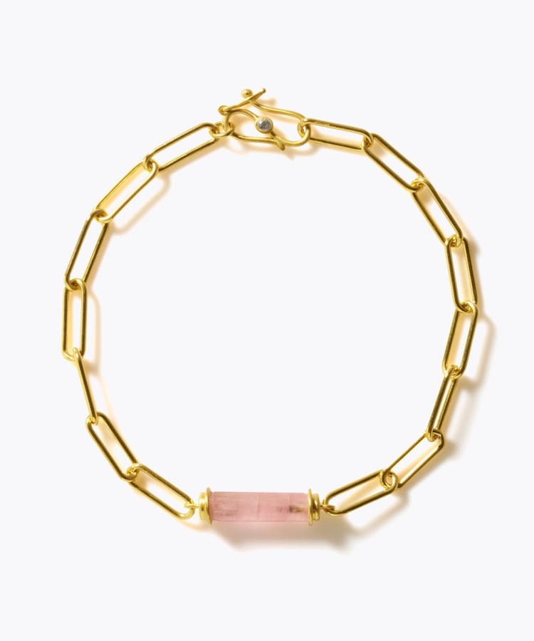 [ancient] One of a kind tourmaline bracelet