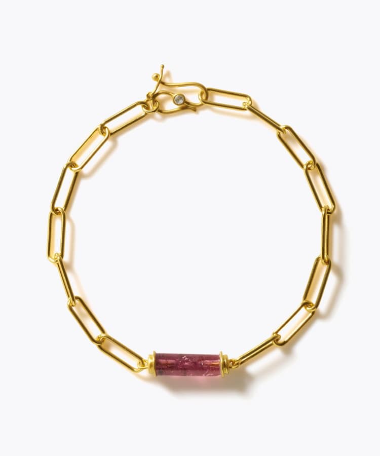 [ancient] One of a kind tourmaline bracelet
