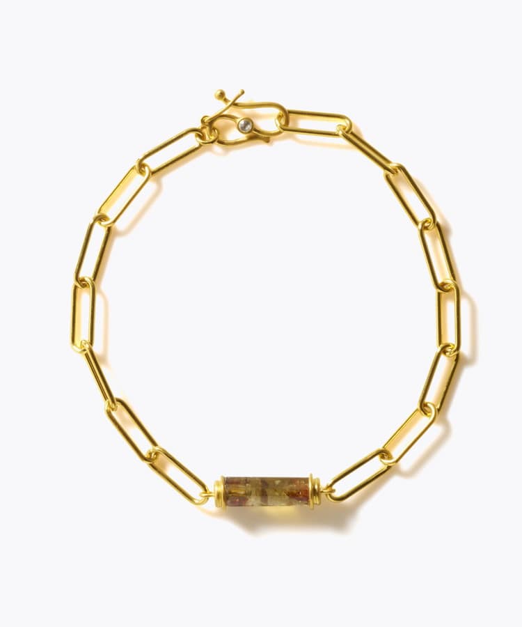 [ancient] One of a kind tourmaline bracelet