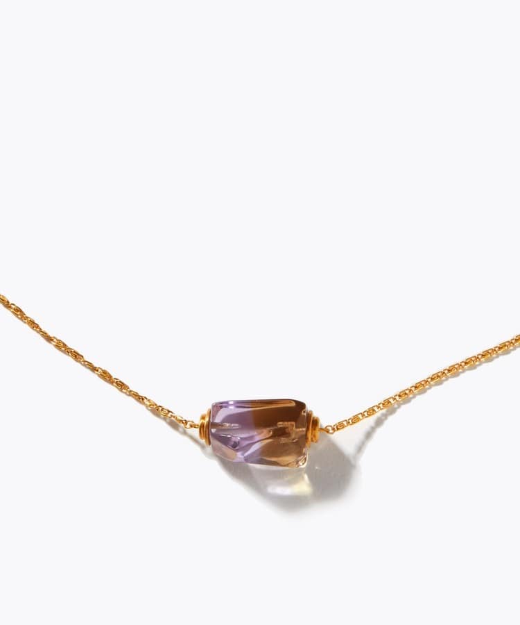 [ancient] One of a kind rough ametrine necklace