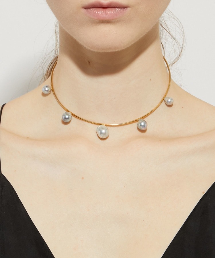 [philia] akoya pearl dot choker