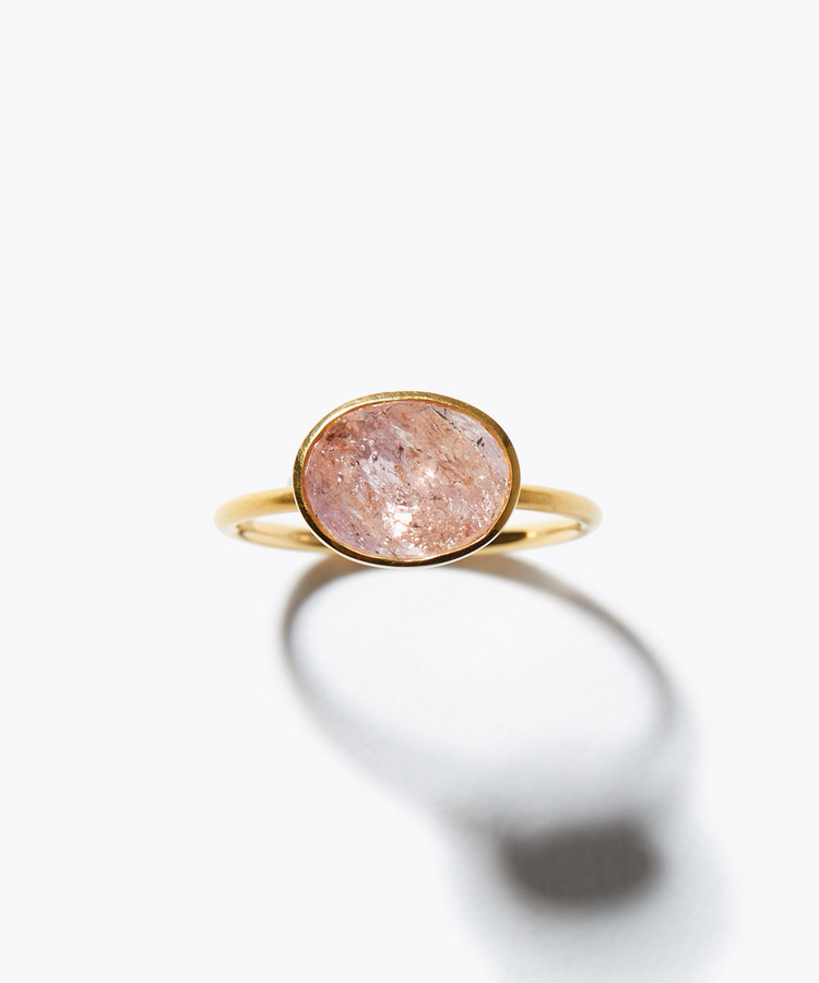 [eden] One of a kind K10 imperial topaz ring