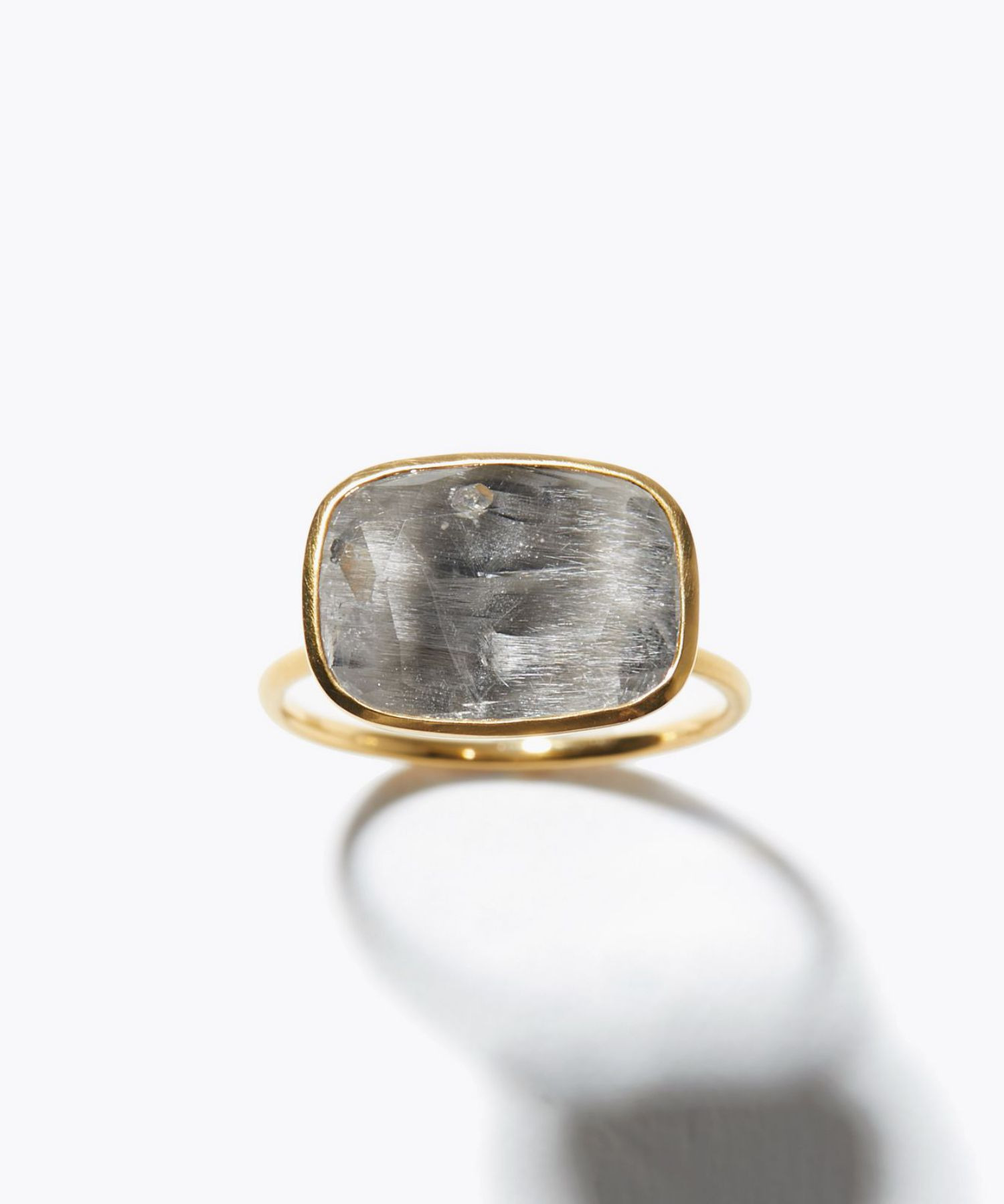 eden] One of a kind K10 brookite in quartz ring｜ARTIDA OUD（アル