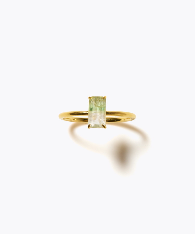 [eden] 【8th Anniversary Limited】One of a kind K10 multi tourmaline ring