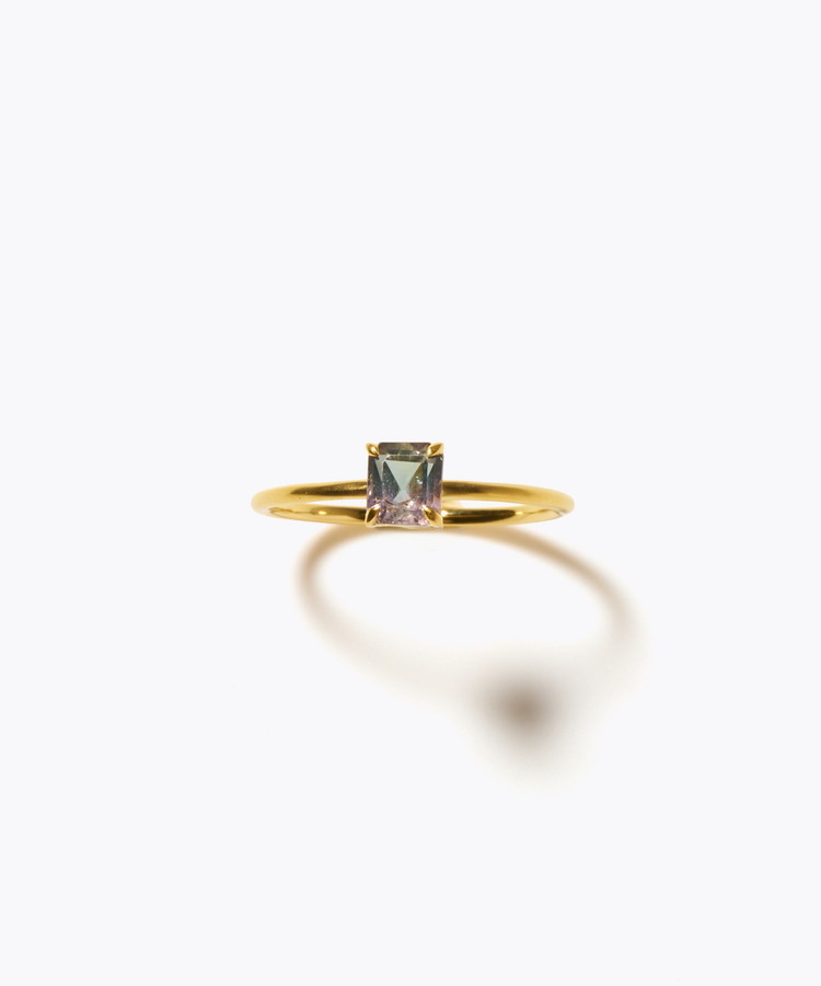[eden] 【8th Anniversary Limited】One of a kind K10 multi tourmaline ring