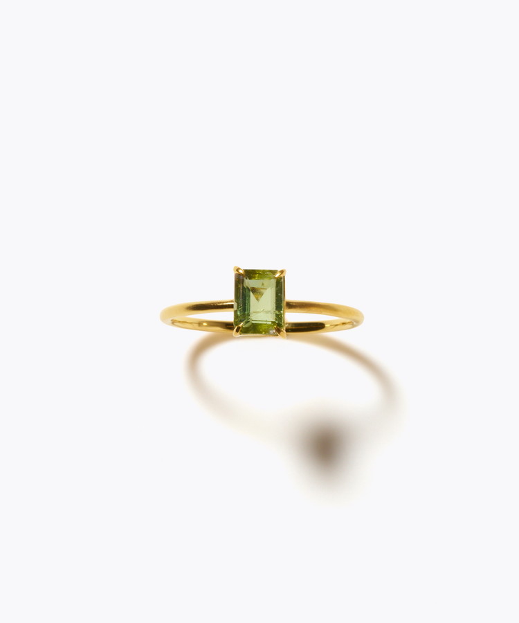 [eden] 【8th Anniversary Limited】One of a kind K10 multi tourmaline ring