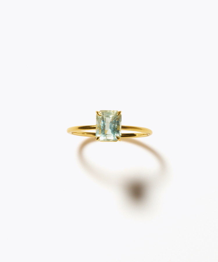 [eden] 【8th Anniversary Limited】One of a kind K10 multi tourmaline ring