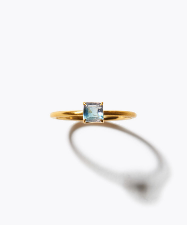 [eden] 【8th Anniversary Limited】One of a kind K10 multi tourmaline ring