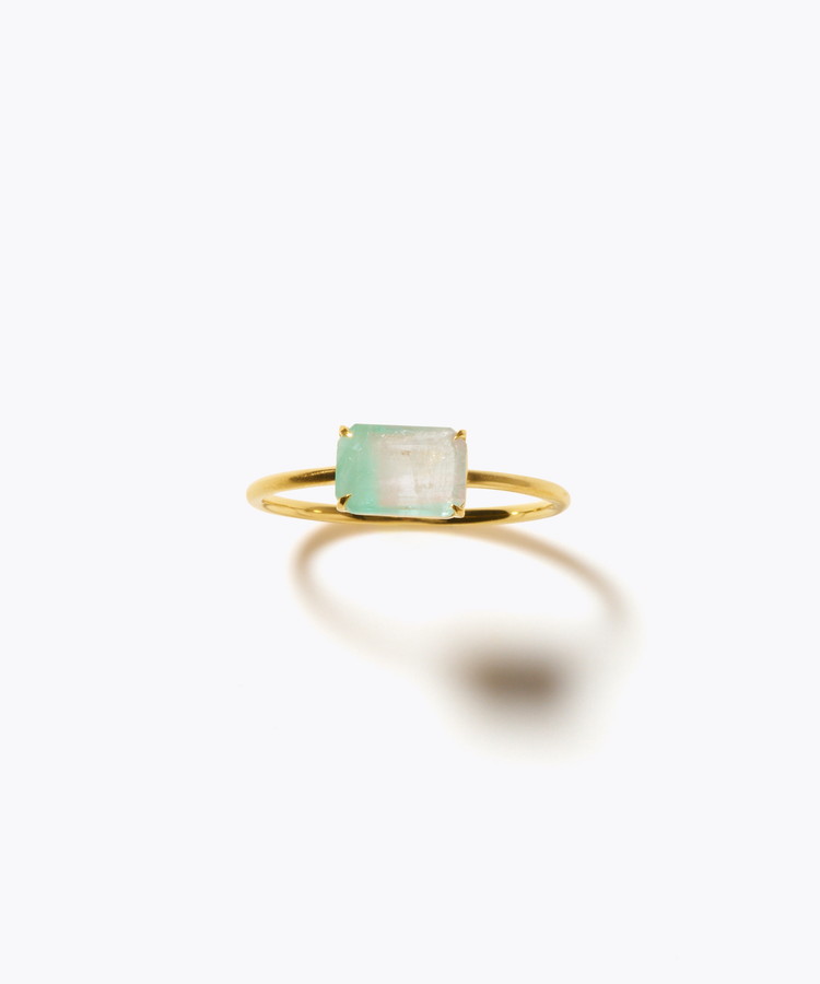 [eden] 【8th Anniversary Limited】One of a kind K10 multi tourmaline ring