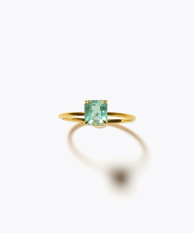 [eden] 【8th Anniversary Limited】One of a kind K10 multi tourmaline ring