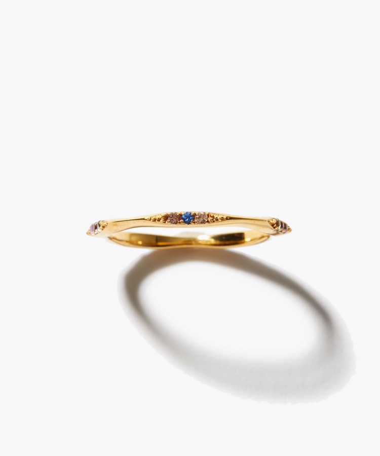 [elafonisi] 【7th Anniversary Limited】multi sapphire ring