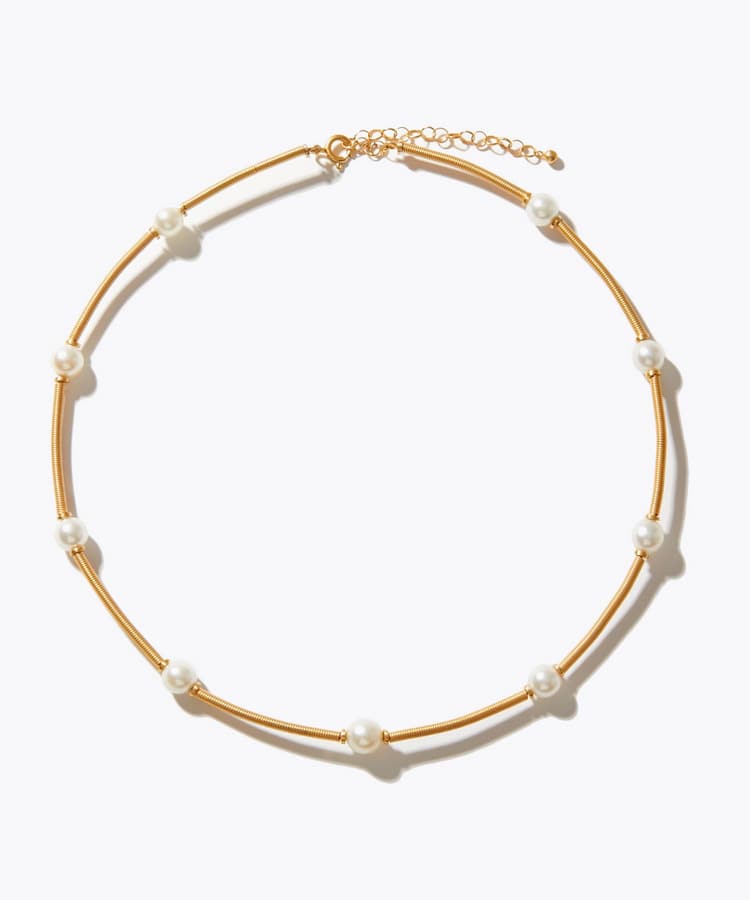[philia] akoya pearl coil station choker