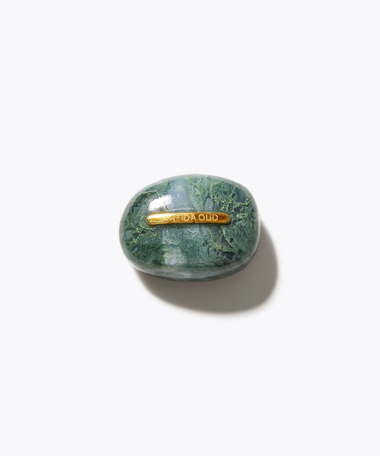 [amulette] 「Guiding the mind and body to calm and to grow like nature itself」moss agate