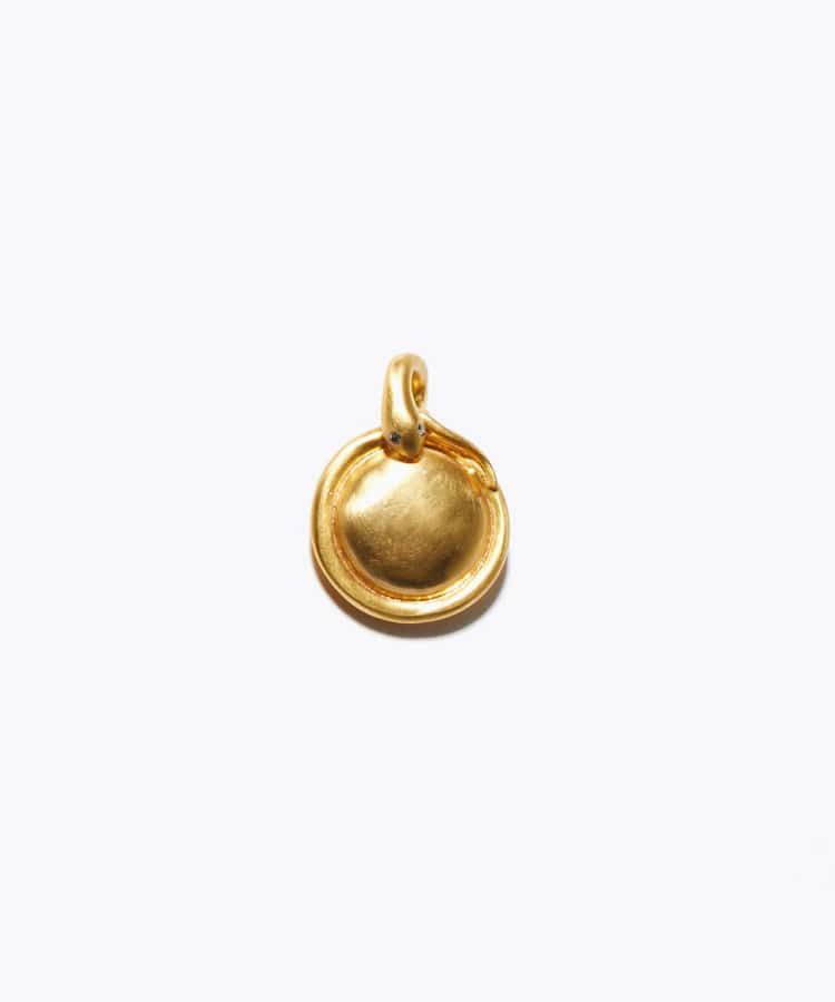 [ancient] viper diamond locket charm