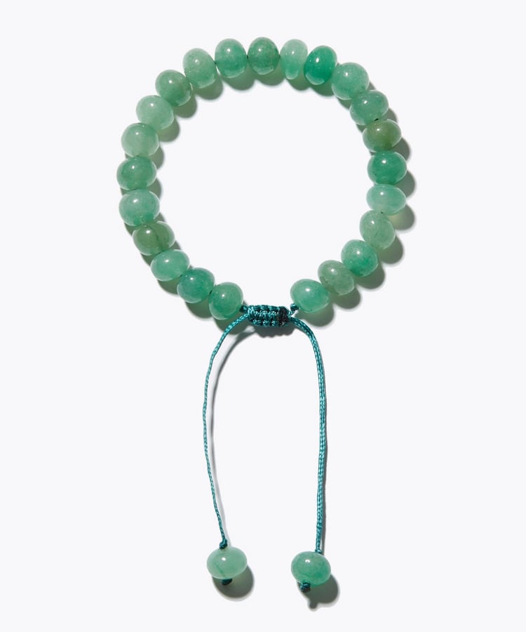 [amulette] 「Increase focus and guide to answers」 green aventurine thread bracelet