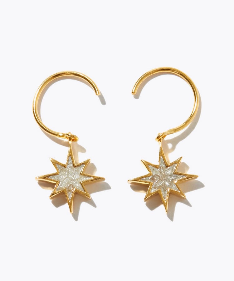 [collaboration] Shana for ARTIDA OUD diamond star nash pierced earring