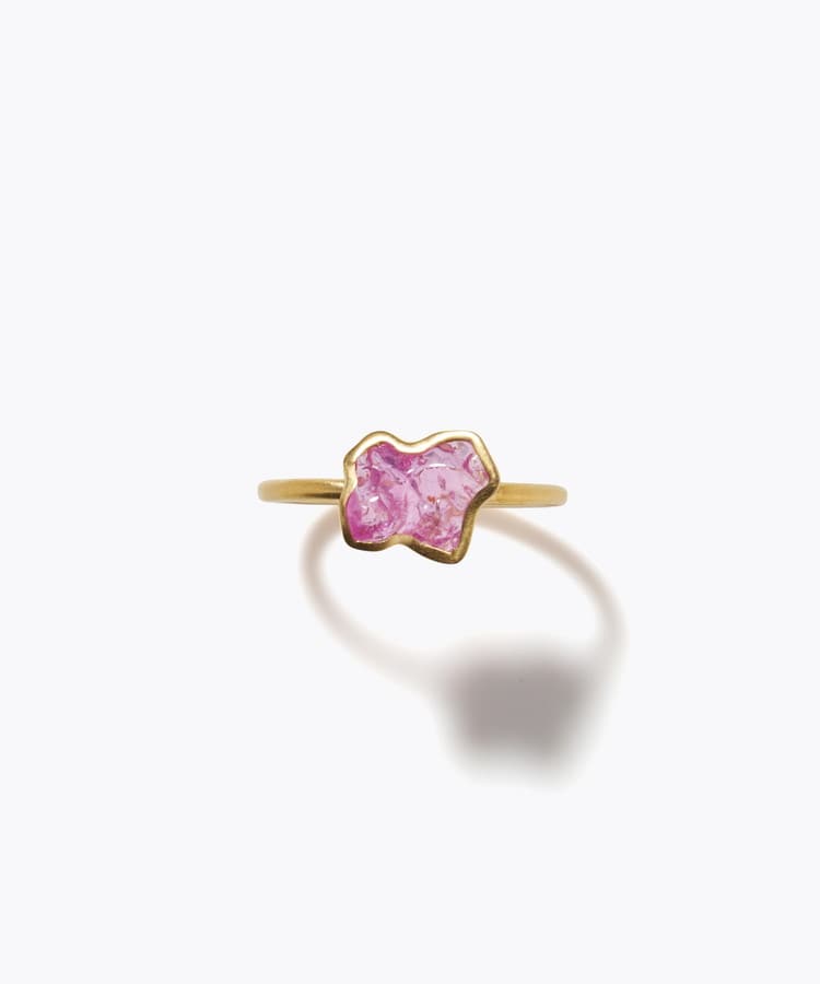 [eden] [2026 Winter Limited] One of a kind rough multi sapphire ring