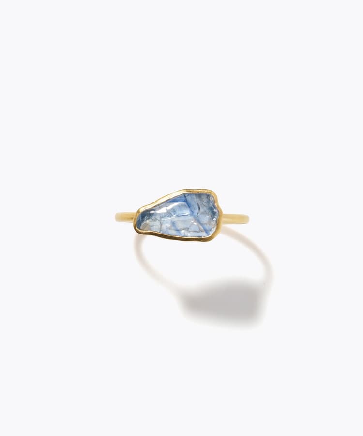 [eden] [2026 Winter Limited] One of a kind rough multi sapphire ring
