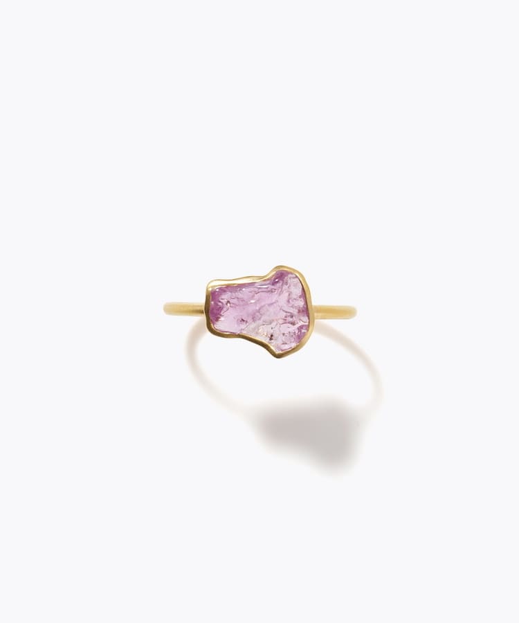 [eden] [2026 Winter Limited] One of a kind rough multi sapphire ring