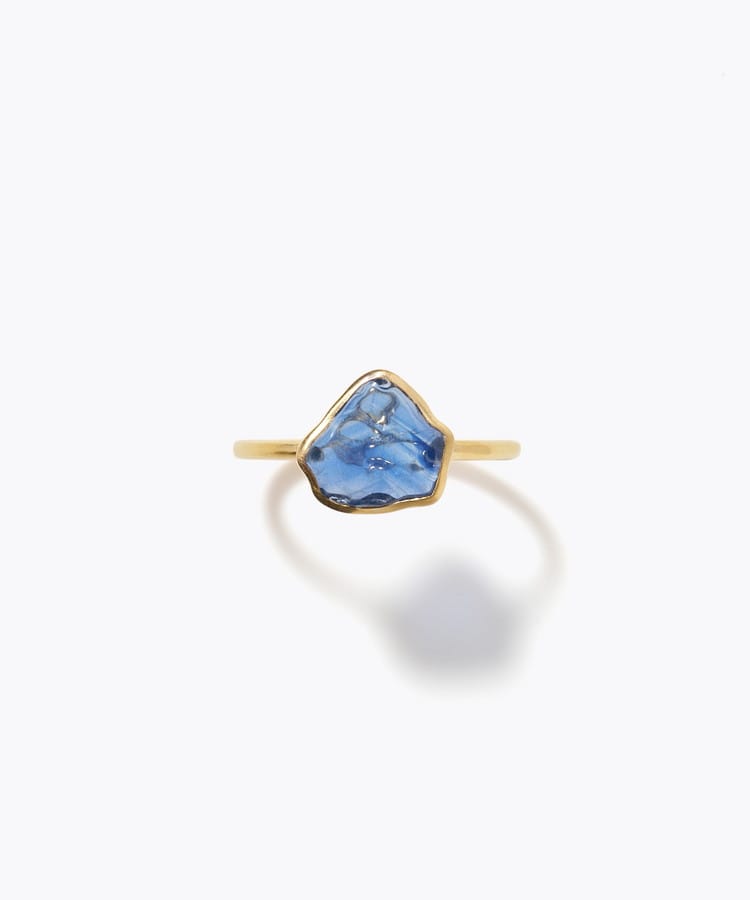 [eden] [2026 Winter Limited] One of a kind rough multi sapphire ring