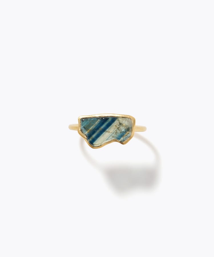 [eden] [2026 Winter Limited] One of a kind rough multi sapphire ring